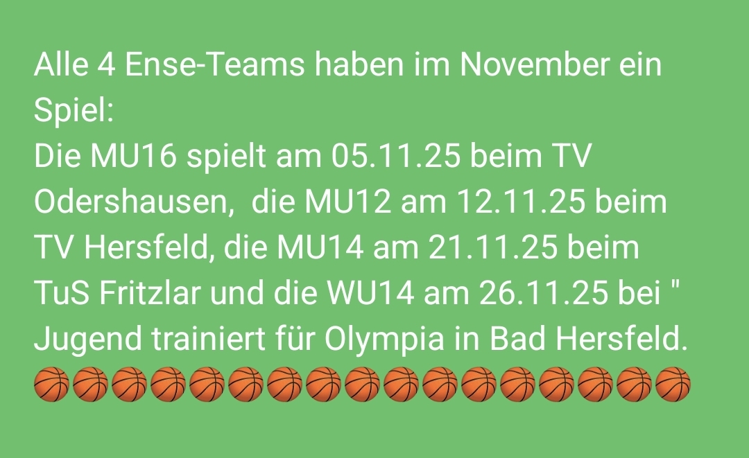 Basketballankündigung