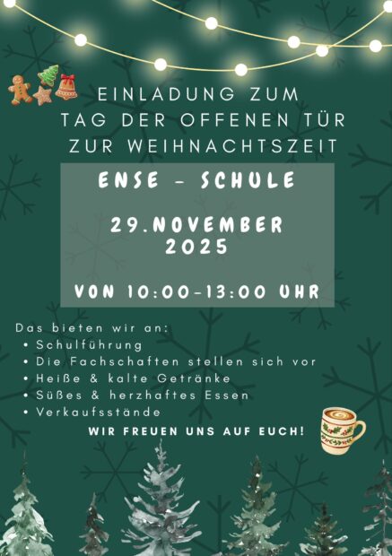 Einladung zum Tag der offenen Tür