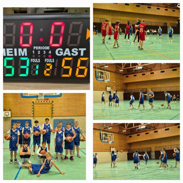 Freundschaftsspiel bei der U14 des FC Homberg