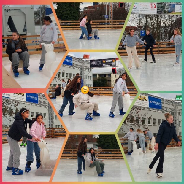 Ausflug der Mädchen-AG „Fit for Girls“ zur Schlittschuhbahn