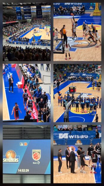 Ausflug der Basketball AG zu den Skyliners Frankfurt